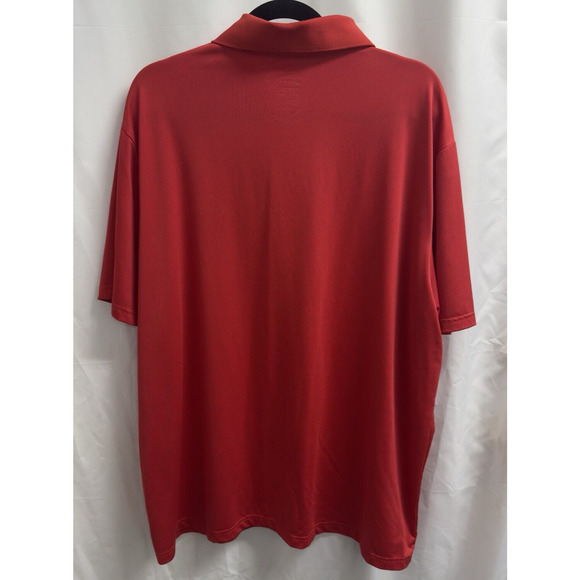 Member's Mark Men's Short Sleeve Moisture Wicking Performance Polo XXL Red - Picture 2 of 5